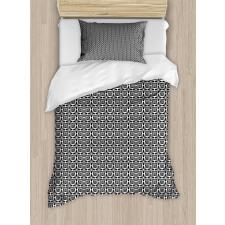 Monochrome Classic Motif Duvet Cover Set