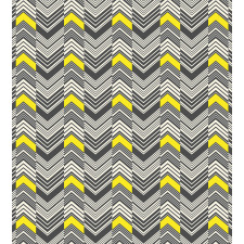 Nostalgic Abstract Zigzags Duvet Cover Set