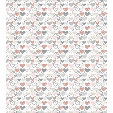 Hearts and Keys Duvet Cover Set