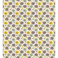 Creative Dots and Flowers Duvet Cover Set