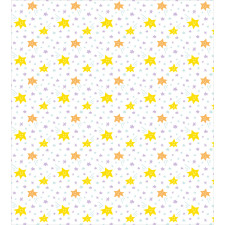 Happy Pastel Stars Duvet Cover Set