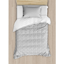 Dotwork Square Starts Duvet Cover Set