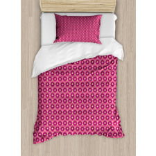 Ogee Motif in Colors Duvet Cover Set