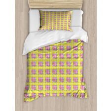 Vivid Symmetric Rounds Duvet Cover Set