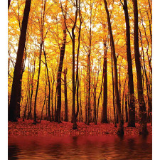 Autumn Forest Trees Duvet Cover Set