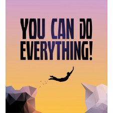 You Can Do Everything Phrase Duvet Cover Set