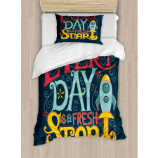 Encouraging Love Life Themed Duvet Cover Set