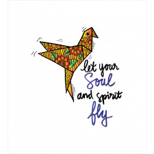 Let Your Soul and Spirit Fly Duvet Cover Set