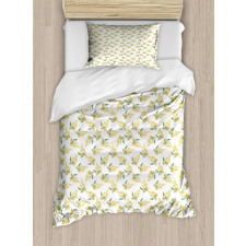 Autumn Maple Leaf Floating Duvet Cover Set