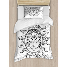 Sleeping Sun Duvet Cover Set