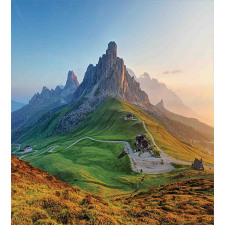 Sunrise at Dolomites Duvet Cover Set