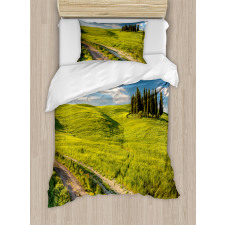 Tuscany Wildflowers View Duvet Cover Set