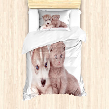 Cuddling Animals Duvet Cover Set