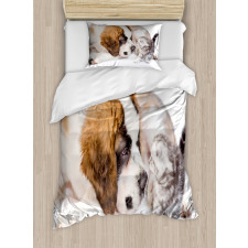 Sniffing Animals Photo Duvet Cover Set