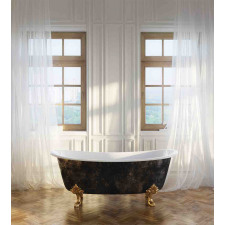 Bathtub in Modern Room Duvet Cover Set