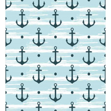 Pattern with Anchors Duvet Cover Set