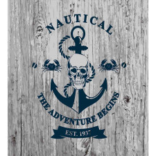 Anchor Skull Rope Sea Duvet Cover Set