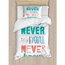 Inspiration Philosophy Duvet Cover Set