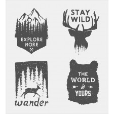 Stay Wild and Wander Duvet Cover Set
