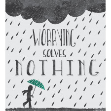 Worrying Solves Nothing Duvet Cover Set