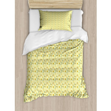 Buttercup Daffodil Branches Duvet Cover Set