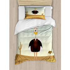 Front Portrait Desert Area Duvet Cover Set