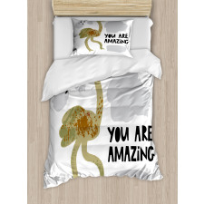 You are Calligraphy Duvet Cover Set