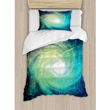 Outer Space Theme Stardust Duvet Cover Set