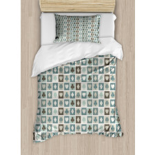 Heart Spades Diamonds Duvet Cover Set