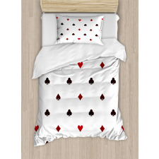 Gambling Club Minimalist Duvet Cover Set