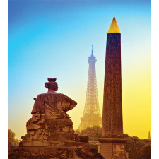 Eiffel Old Tower Photo Duvet Cover Set