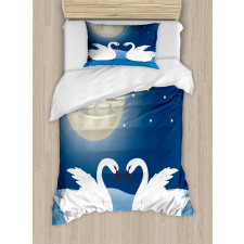 Moonlight Sky at Night Art Duvet Cover Set