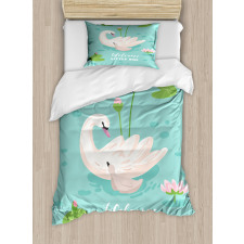 Baby Swan Welcoming Duvet Cover Set