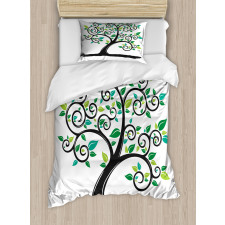Abstract Minimalist Nature Duvet Cover Set
