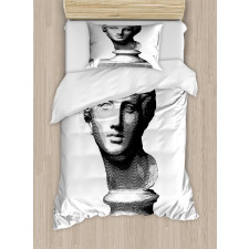 Woman Head Art Duvet Cover Set