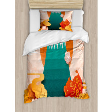 Folkloric Items Doodle Duvet Cover Set