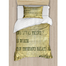 Euripides Sayings Art Duvet Cover Set