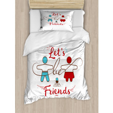 Sweetest Offer Buddies Duvet Cover Set