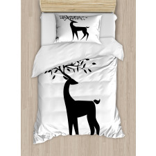 Abstract Reindeer Leaf Duvet Cover Set