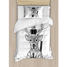 Sarcastic Humor Sketch Duvet Cover Set