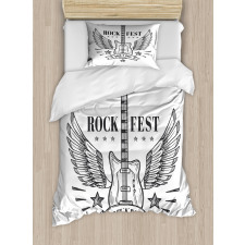 Rock Festival Design Duvet Cover Set