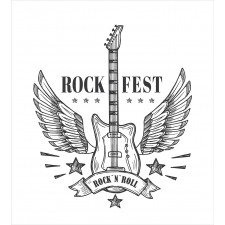 Rock Festival Design Duvet Cover Set