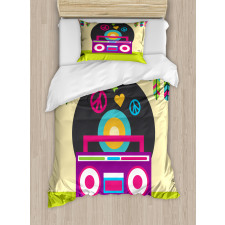 Bohemian Stereo Radio Duvet Cover Set