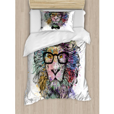 Lion Bow Creative Splashes Duvet Cover Set