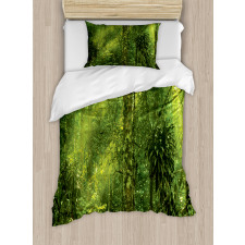 Sun Beams Tropic Forest Duvet Cover Set