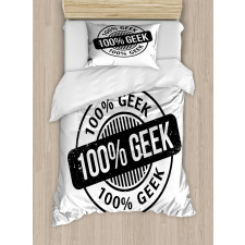 Fully Hundred Percent Geek Duvet Cover Set