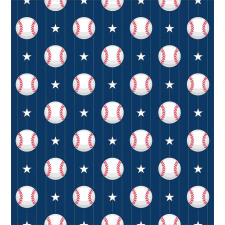 Baseball Stripes Duvet Cover Set