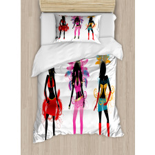 Flourish Carnival Clothes Duvet Cover Set