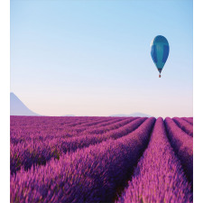 Lavender Field Balloon Duvet Cover Set