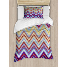 Chevron Small Strikes Duvet Cover Set